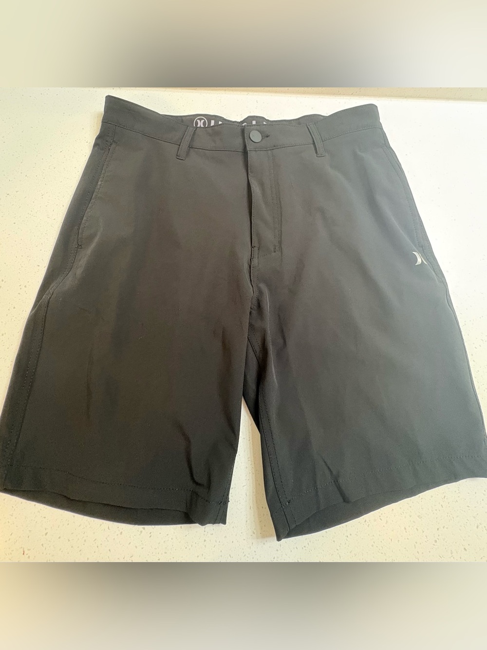 Hurley Men's Regular Fit Hybrid Shorts Black Size 34